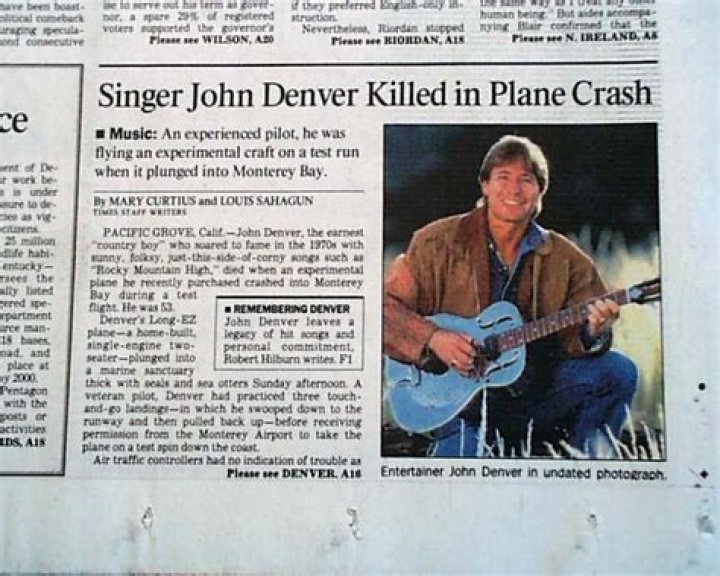 Unraveling the Tragic Death of John Denver's Wife: A Comprehensive Insight
